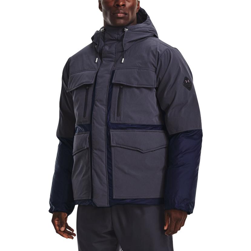 Details for Under Armour Jaket Outdoor Multi-Pocket Colorblock Ungu Utility 1372653-558