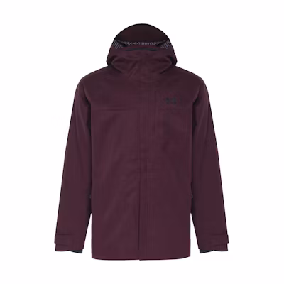 Under Armour Red Polyester Zip-Up Hiking Jacket with Hood 1300663-601