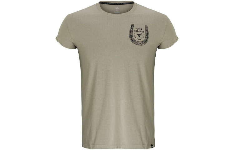 Under Armour  Retro Letter Print Breathable Training T-Shirt Buffalo Khaki 1384200-203