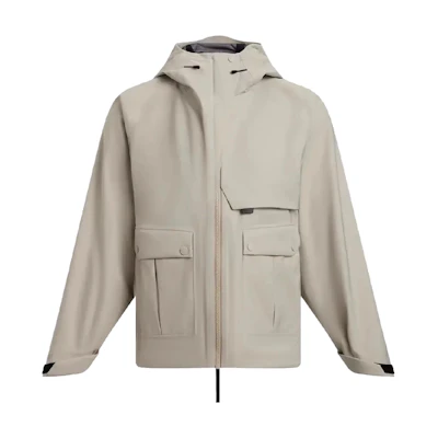 Under Armour Solid Color Sports Hoodie Jacket Khaki. 1388061-289