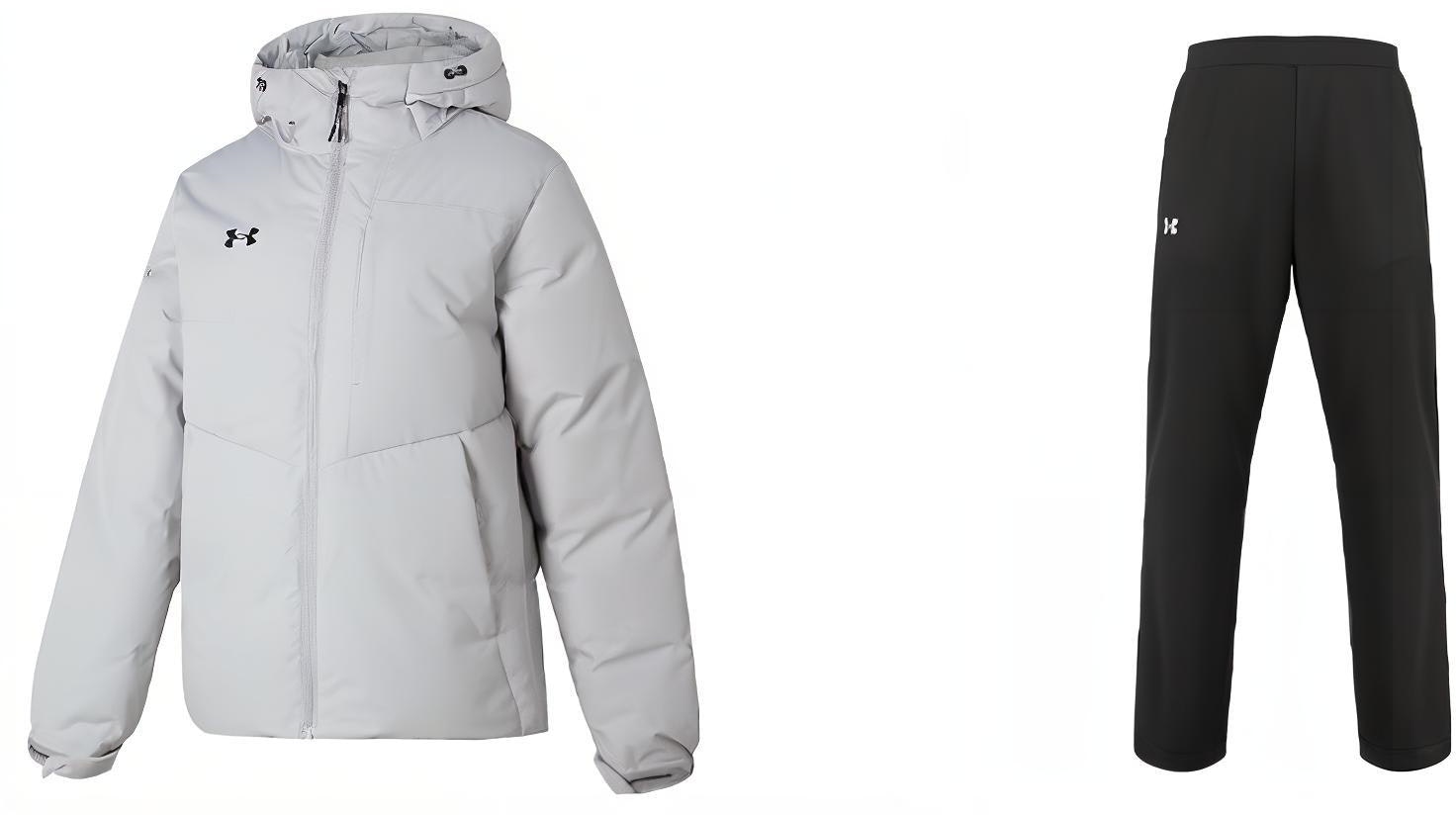 under-armour-solid-hooded-down-jacket-and-quick-dry-pants-tracksuit-set-23600801-009-21500737-001