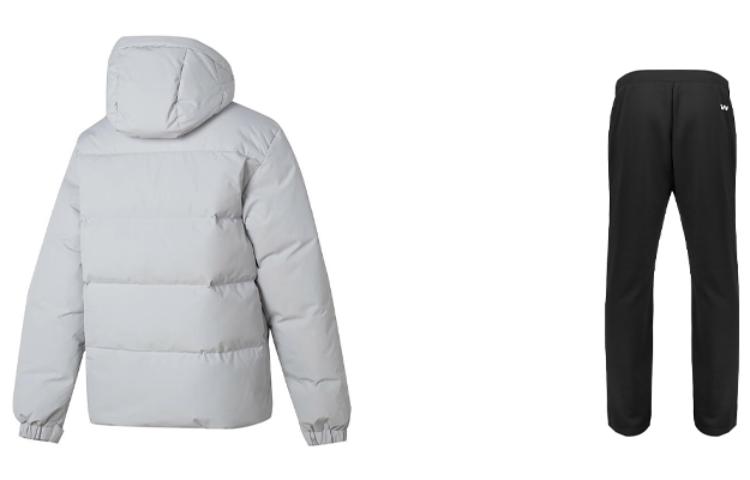 Lookbook Under Armour Jaket Hooded Down & Seluar Quick-Dry Tracksuit Set. 23600801-009+21500737-001