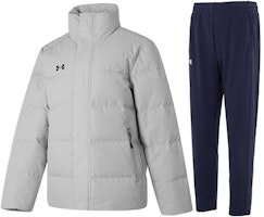 Under Armour Tracksuit: Puffer Jacket & Breathable Knit Pants Set. 23600802-009+23600703-409 Under Armour Tracksuit: Puffer Jacket & Breathable Knit Pants Set. 23600802-009+23600703-409