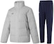 Order Under Armour Tracksuit: Jaket Puffer & Celana Knit Bernapas Set. 23600802-009+23600703-409