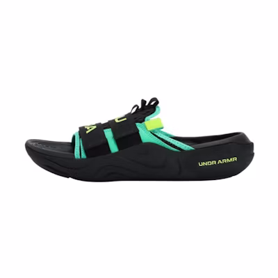 UA Alpha Slides 'Black Green'