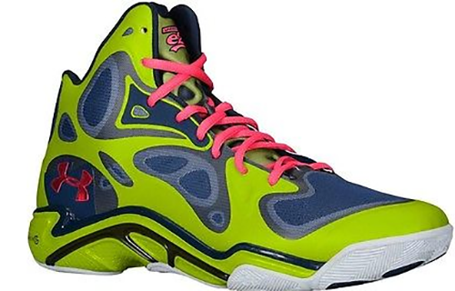 Order Under Armour Anatomix Spawn Vert Bleu Rose 1238925-389