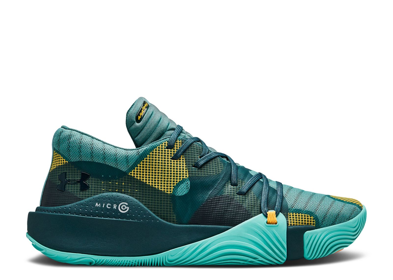 Under Armour Anatomix Spawn Low 'Aqua Yellow' 3021263-300