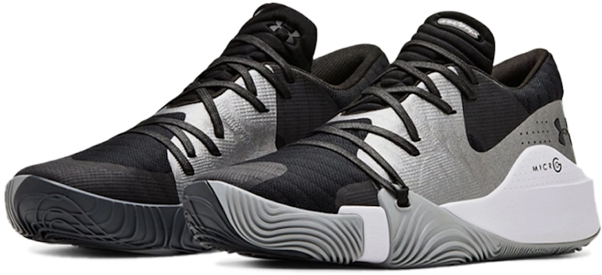 安德玛 Anatomix Spawn Low '黑银' 低帮篮球鞋 3021263-001 Lookbook 安德玛 Anatomix Spawn Low '黑银' 低帮篮球鞋 3021263-001