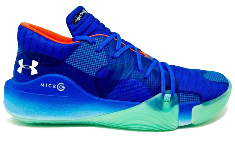 Order Under Armour Anatomix Spawn Low ''Blue Glow'' Blau Leuchten. 3022384-400