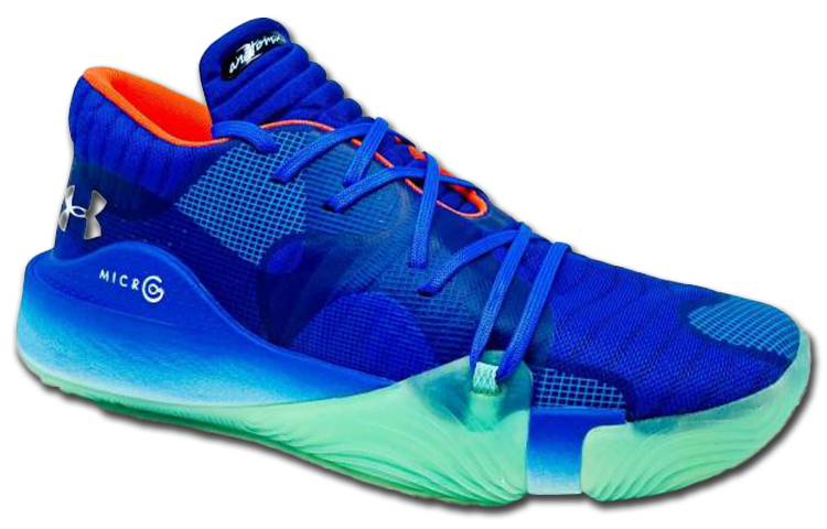 Lookbook Under Armour Anatomix Spawn Low ''Blue Glow'' Blau Leuchten. 3022384-400