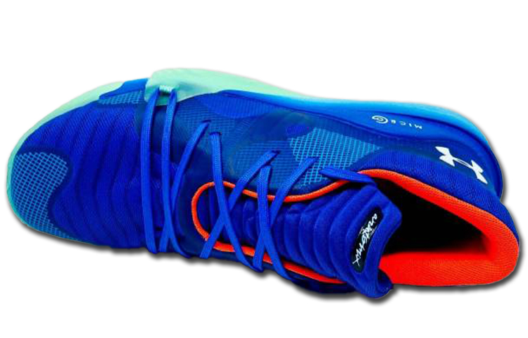Shop Under Armour Anatomix Spawn Low ''Blue Glow'' Blau Leuchten. 3022384-400