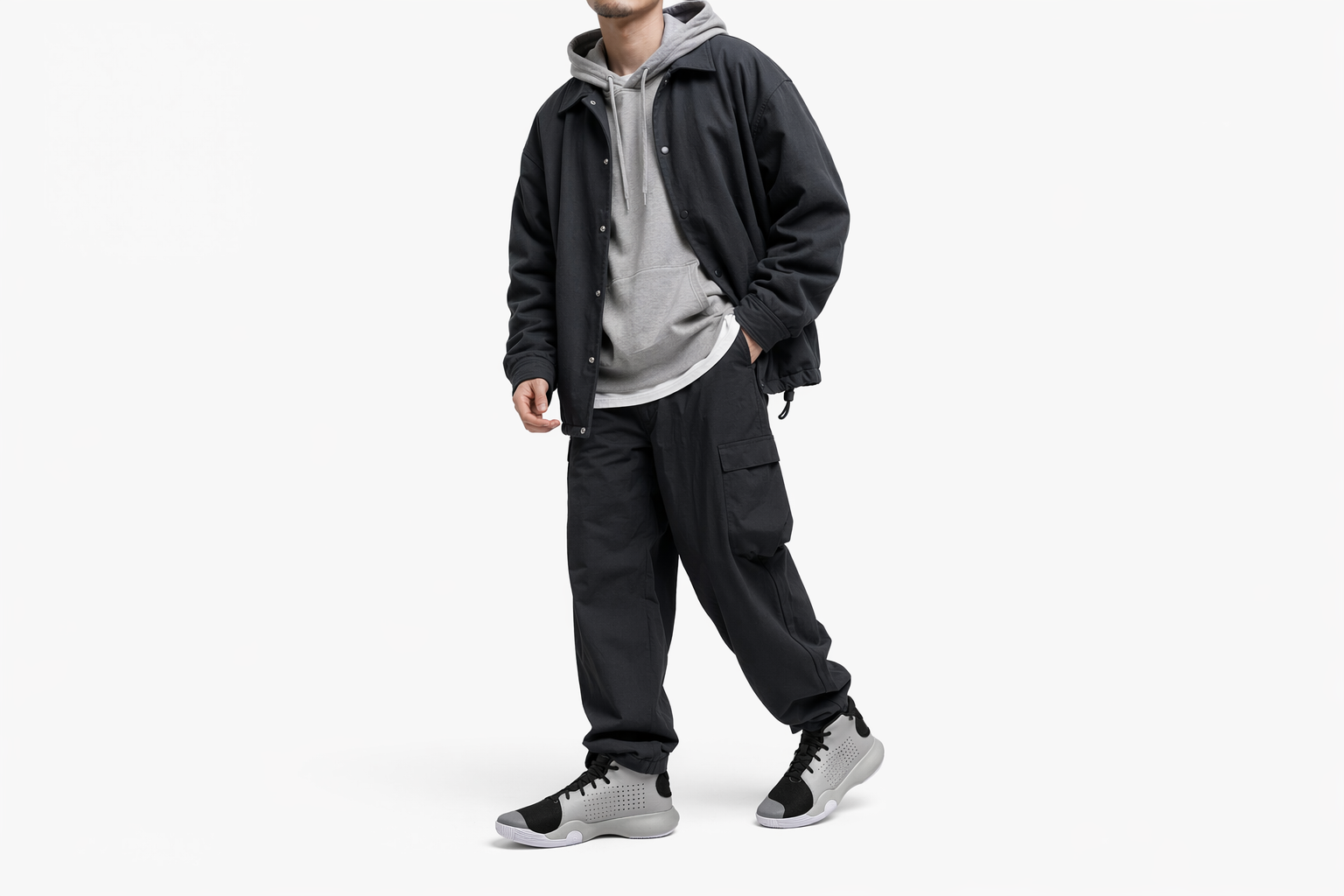 Order Under Armour Anomaly 'Hitam Abu-abu' 3021266-003