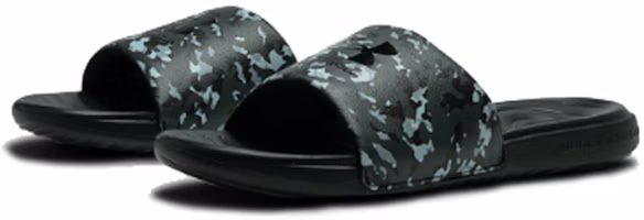 Lookbook Under Armour Ansa Camo 簡約拖鞋 男女同款 黑色