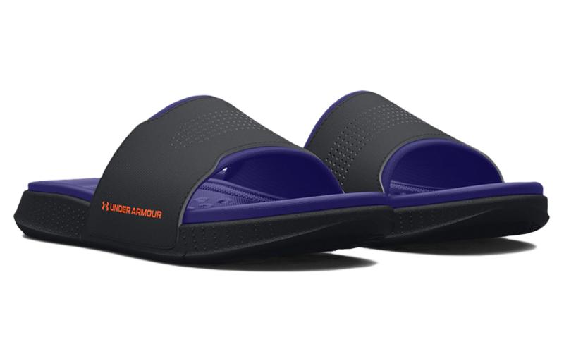 Lookbook Under Armour Ansa Elevate Slide ''Zwart Sonar Blauw'' 3025044-002