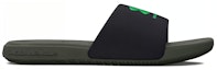 Order Under Armour Ansa Fixed Slide 'Hitam Colorado Sage' 3023761-008