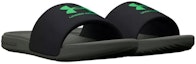 Lookbook Under Armour Ansa Fixed Slide 'Hitam Colorado Sage' 3023761-008