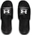 Under Armour Ansa Fixed Slide 'Hitam Putih' 3023761-004