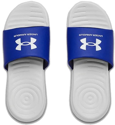 Under Armour Ansa Fixed Slide 'Halo Grey Blue' 3023761-105 Shop Under Armour Ansa Fixed Slide 'Halo Grey Blue' 3023761-105