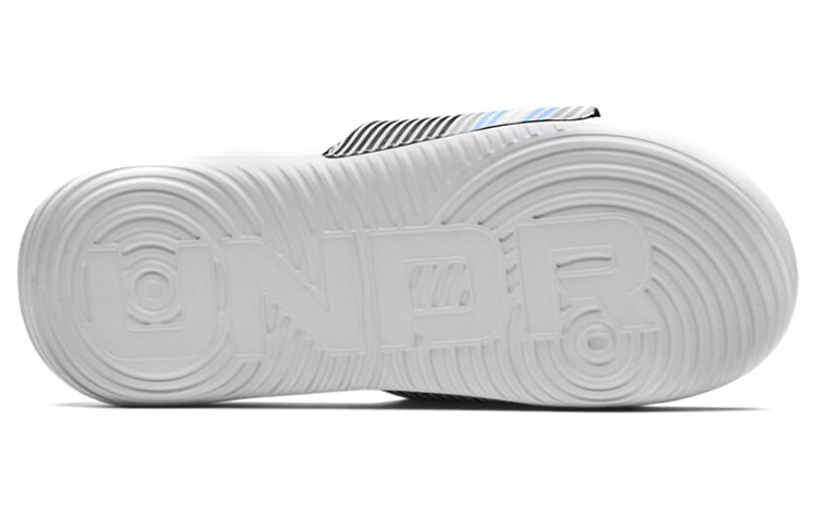 Purchase 安德玛 Ansa Graphic 黑白蓝配色 运动拖鞋 3024434-101