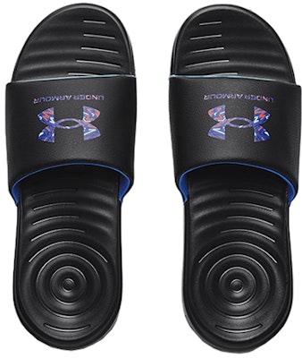 Under Armour Ansa Graphic Logo Slide 'Black Water' 3024435-005 Shop Under Armour Ansa Graphic Logo Slide 'Black Water' 3024435-005