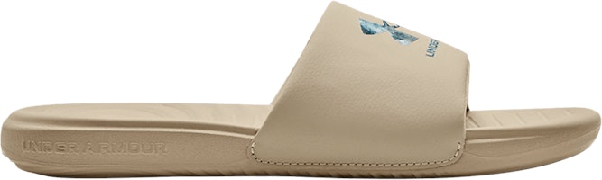 Under Armour Ansa Graphic Logo Slide 'Khaki Base White' 3024435-200 Under Armour Ansa Graphic Logo Slide 'Khaki Base White' 3024435-200