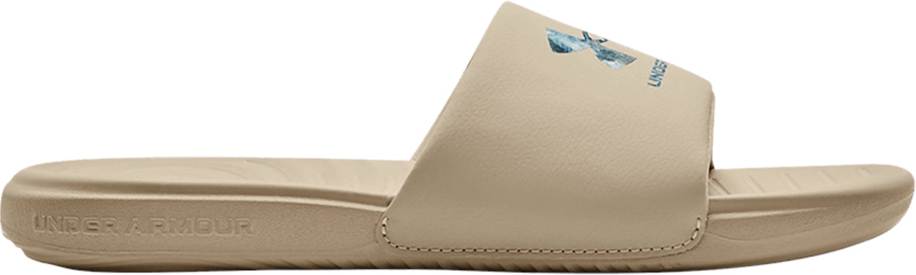 Under Armour Ansa Graphic Logo Slide 'Khaki Base White' 3024435-200 Buy Under Armour Ansa Graphic Logo Slide 'Khaki Base White' 3024435-200