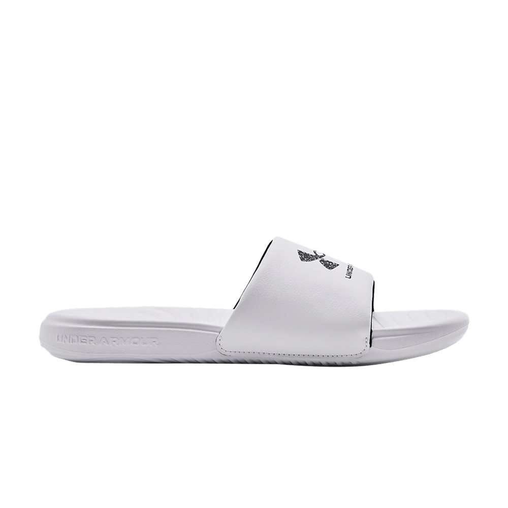 UA Ansa Graphic Logo Slide 'White Black'