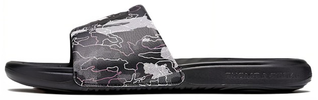 Under Armour Ansa Graphic Slide 'Black Metallic Ore' 3024434-010 Under Armour Ansa Graphic Slide 'Black Metallic Ore' 3024434-010