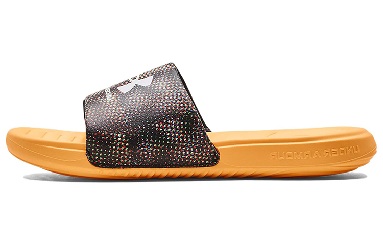Under Armour Ansa Graphic Slide 'Black Orange Ice' 3024434-015
