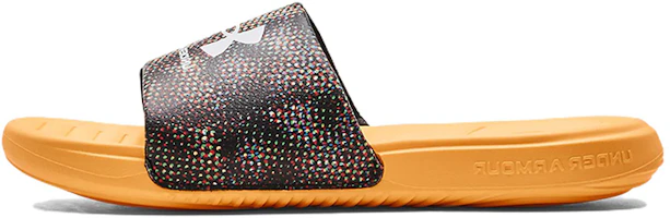 Under Armour Ansa Graphic Slide 'Black Orange Ice' 3024434-015 Under Armour Ansa Graphic Slide 'Black Orange Ice' 3024434-015