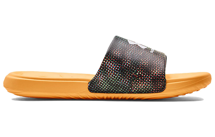 Order Under Armour Ansa Graphic Slide ''Zwart Oranje Ice'' 3024434-015
