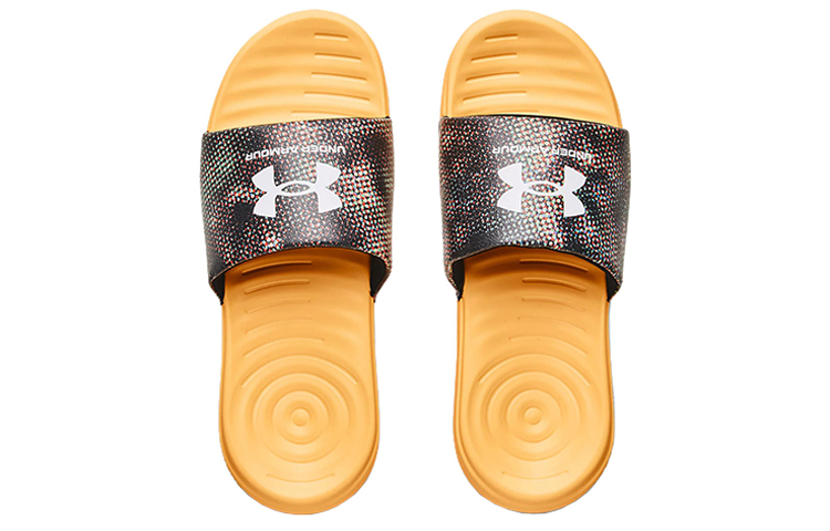 Shop Under Armour Ansa Graphic Slide ''Zwart Oranje Ice'' 3024434-015