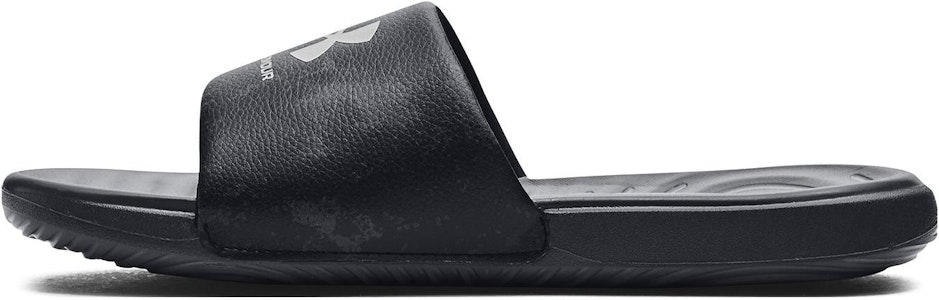 UAアンサ グラフィック スライド (黒/灰) 3024434-018 Buy UAアンサ グラフィック スライド (黒/灰) 3024434-018