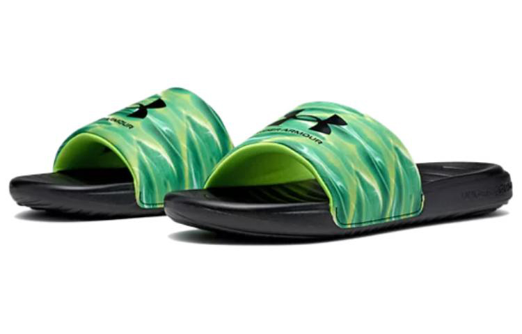 UA Ansa Graphic Slide 'Black Vapor Green' 圖 3