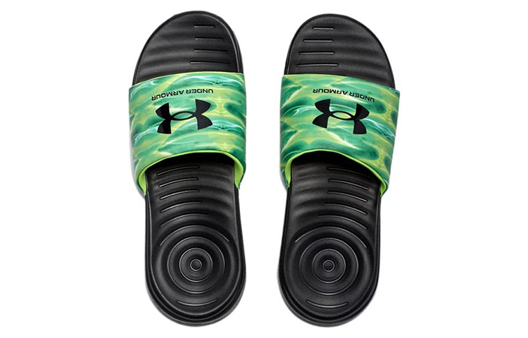 UA Ansa Graphic Slide 'Black Vapor Green' 圖 4