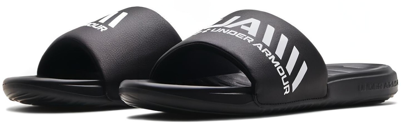 安德玛 Ansa 图案拖鞋 '黑白' 3024434-006 Lookbook 安德玛 Ansa 图案拖鞋 '黑白' 3024434-006