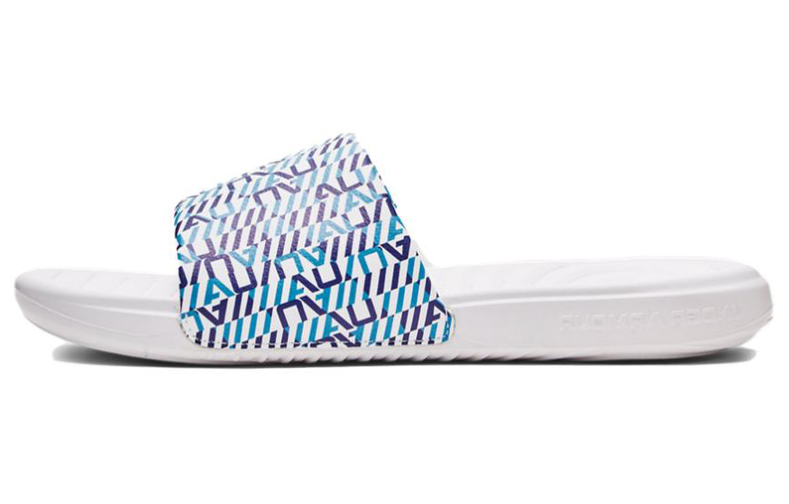 Under Armour Ansa Graphic Slide 'Blue Mirage Monogram' 3024434-114
