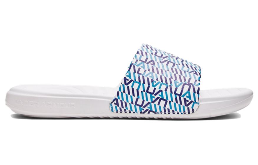 Order Under Armour Ansa Graphic Slide ''Blue Mirage Monogram'' Slippers Blauw 3024434-114