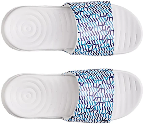 Under Armour Ansa Graphic Slide ''Blue Mirage Monogram'' Slippers Blauw 3024434-114 Shop Under Armour Ansa Graphic Slide ''Blue Mirage Monogram'' Slippers Blauw 3024434-114