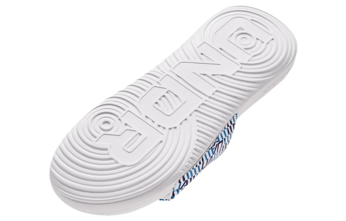 Purchase Under Armour Ansa Graphic Slide ''Blue Mirage Monogram'' Slippers Blauw 3024434-114