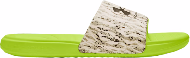 Under Armour Ansa Graphic Slide 'Lime Surge Tiger Camo' 3024434-111 Under Armour Ansa Graphic Slide 'Lime Surge Tiger Camo' 3024434-111