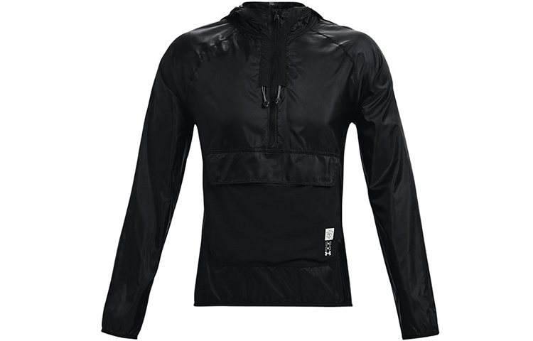 Under Armour Anywhere Anorak Half-Zip Running Jacket Black 1361500-001