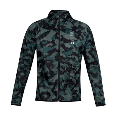 Under Armour Anywhere Storm Camouflage Running Jacket with Logo 1356161-424