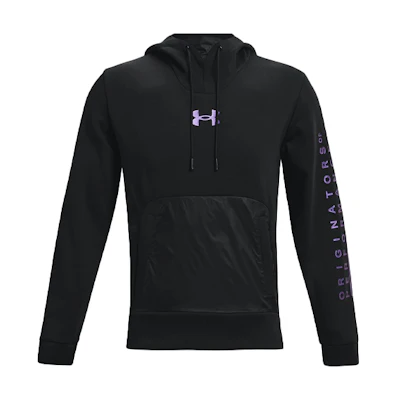 Under Armour Apollo Sportstyle Printed Black Purple Hoodie 1360730-002