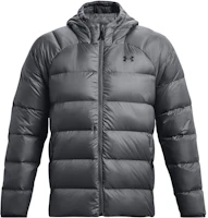 Under Armour Armour Down Hoodie Puffer Jacket - Dark Gray 1372651-012 Under Armour Armour Down Hoodie Puffer Jacket - Dark Gray 1372651-012