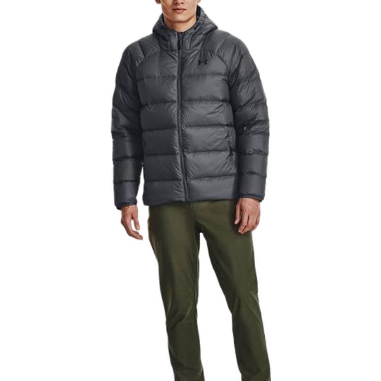 Lookbook Under Armour 防寒連帽羽絨外套 - 深灰色 1372651-012