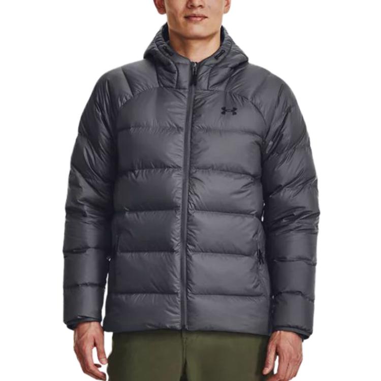 Shop Under Armour 防寒連帽羽絨外套 - 深灰色 1372651-012