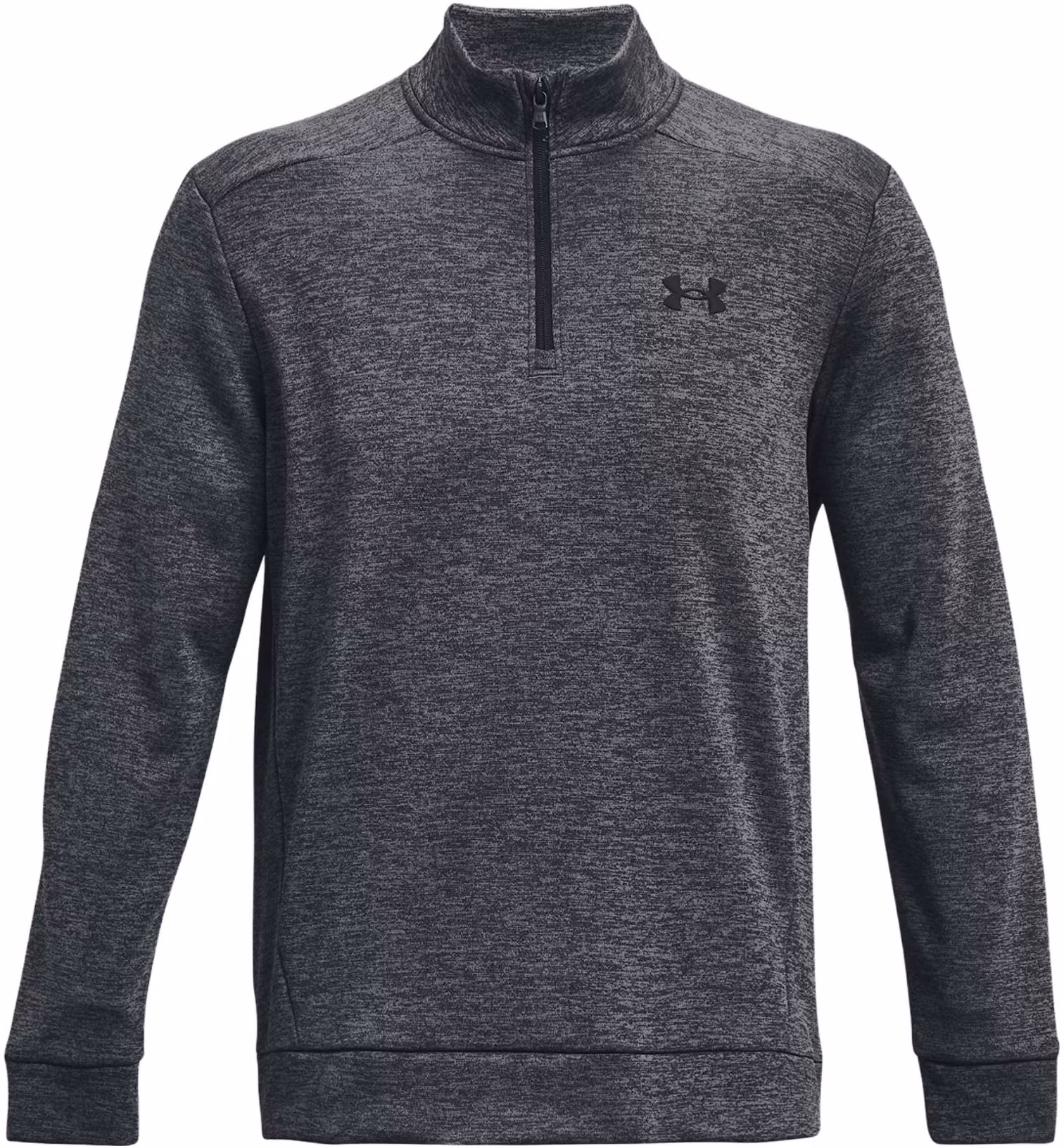 under-armour-armour-fleece-zip-pullover-sweatshirt-dark-gray-1373358-012