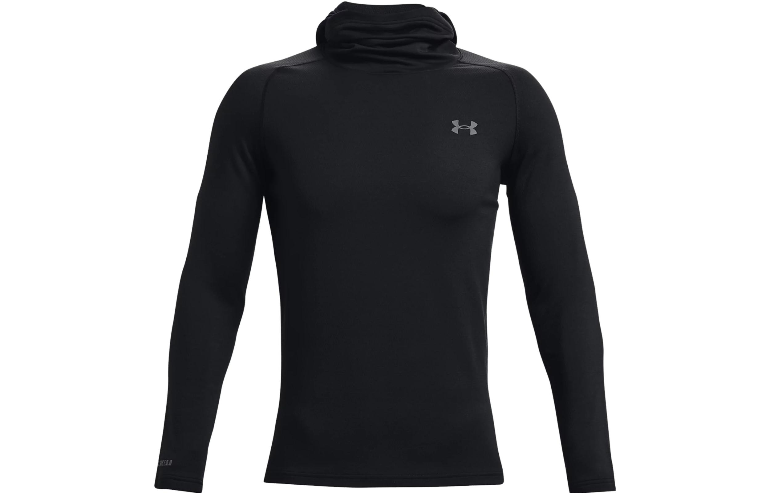 Under Armour Base 30 Hoodie Pullover Sweatshirt Black 1365685-001