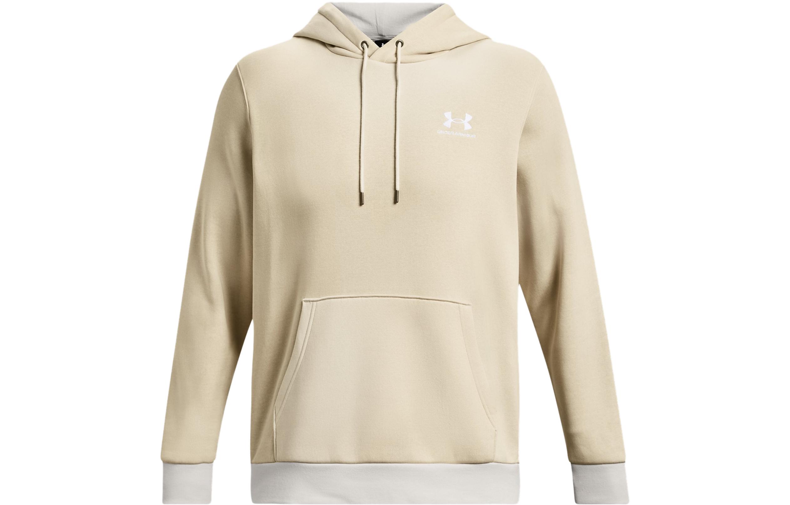 Under Armour Beige Loose Fit Hoodie with Drawstring 1381214-289